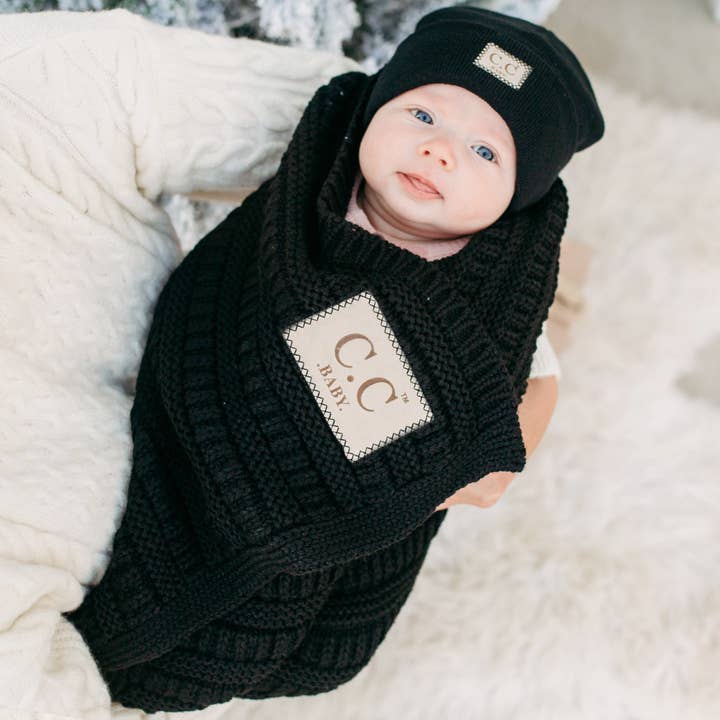 Truly Contagious - Wholesale Bedding Blanket - Kids & Baby - C.C Popular Cable Knit Baby Blanket BBL-235