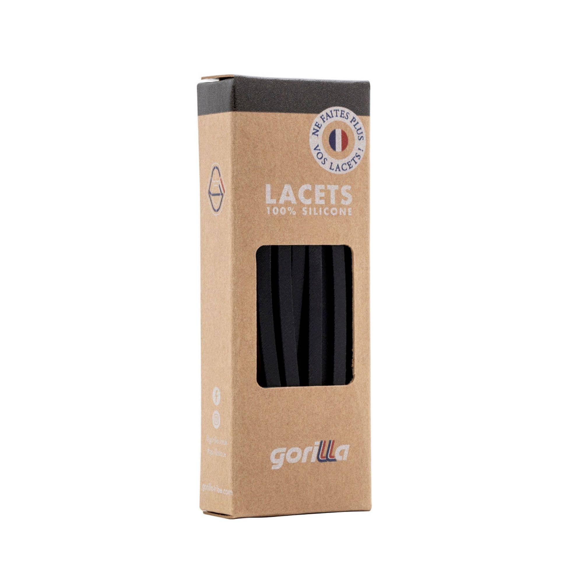 Lacets Gorilla - Wholesale Shoelaces - Unisex - FINE elastic silicone shoelaces for sneakers2