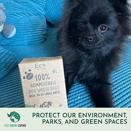 Eco Green Living - Wholesale Pet Poop Bag - Compostable Dog Waste Bags | 1 Pack - 60 Large Bags7