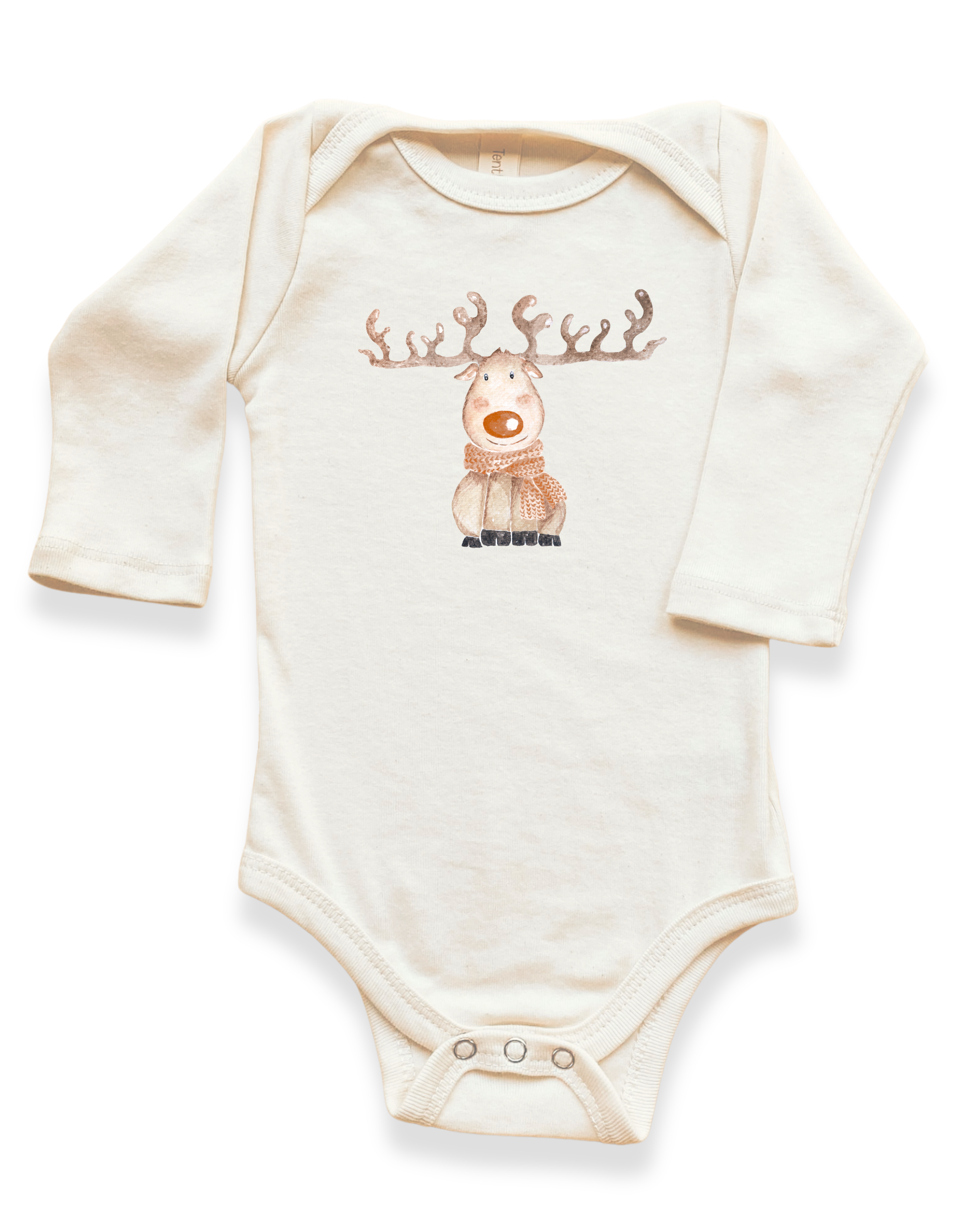 Tenth & Pine - Vente Body (sans pieds) – bébé - Body bébé bio à manches longues Renne4