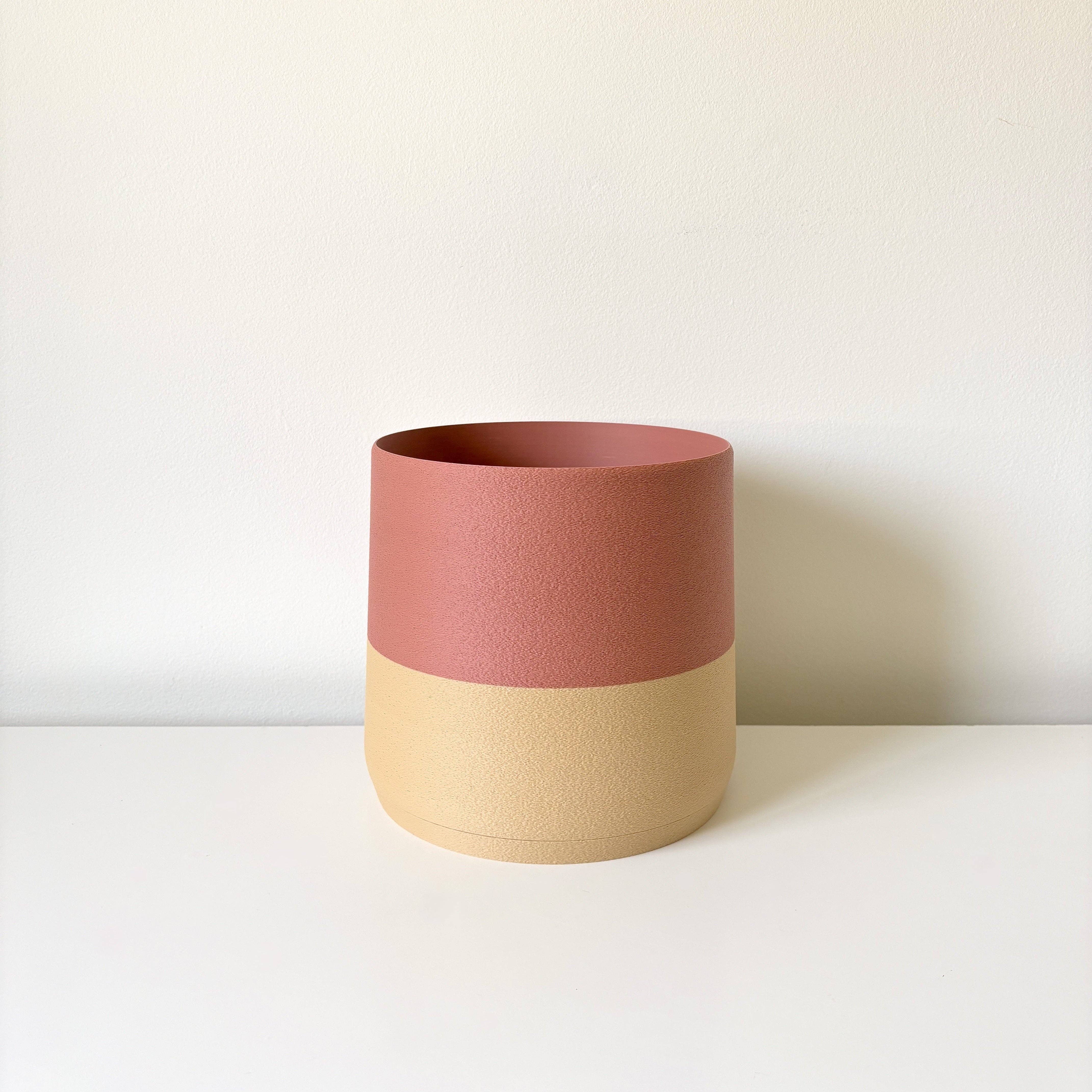 Sonnihaus – wholesale Kruka – KYOTO Blomkruka med inbyggd bricka och dränering, 3D-printad minimalistisk design8