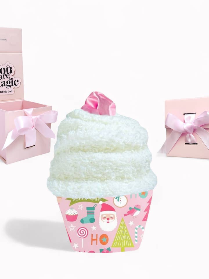 Christmas Cozy Cupcake Socks with Scrunchie and other Purchase Wholesale fuzzy christmas socks. Free Returns & Net 60 Terms on Faire trending on Faire.