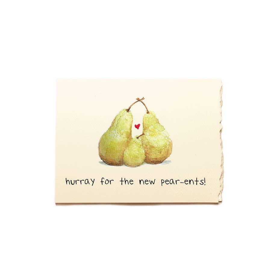 Piccola Arte - Wholesale Baby Card - Baby/Expecting - Pear-ents