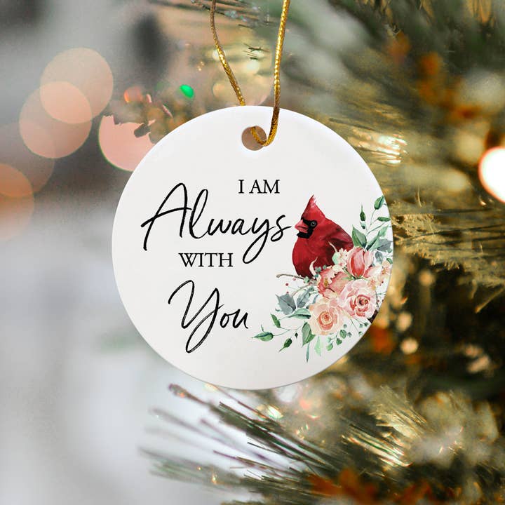 LifeSong Milestones - Wholesale Ornament - Cardinal I Am Always With You Ornament for Christmas Decor1