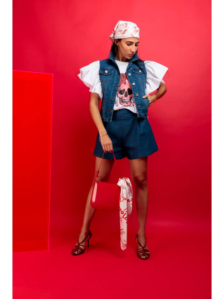 Chill&Buy - Wholesale Outerwear Vest - Women's - Women's Vest Skull Expressions3