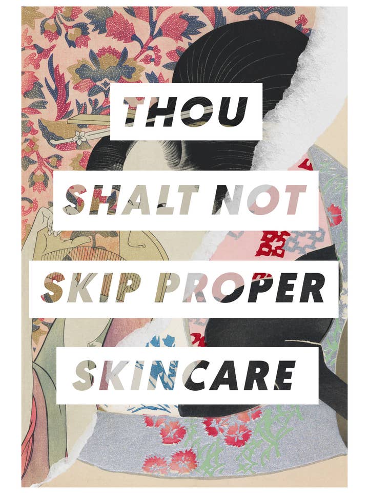 Impression d'art de soins de la peau pour la vente par STUDIO DIMANCHE