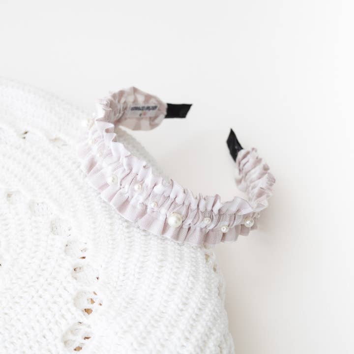 Headband, Girls Headband, Scrunchy Headband, Beaded Headband for wholesale by Girls' Dream