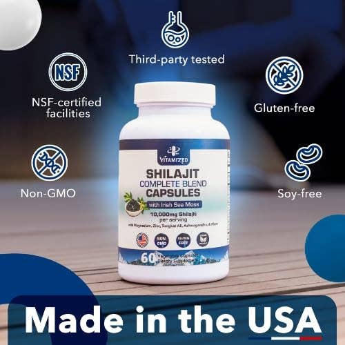 Vitamize inc - Wholesale Oral supplement/vitamin - Pure Himalayan Shilajit Blend - Boost Stamina & Athleticis6