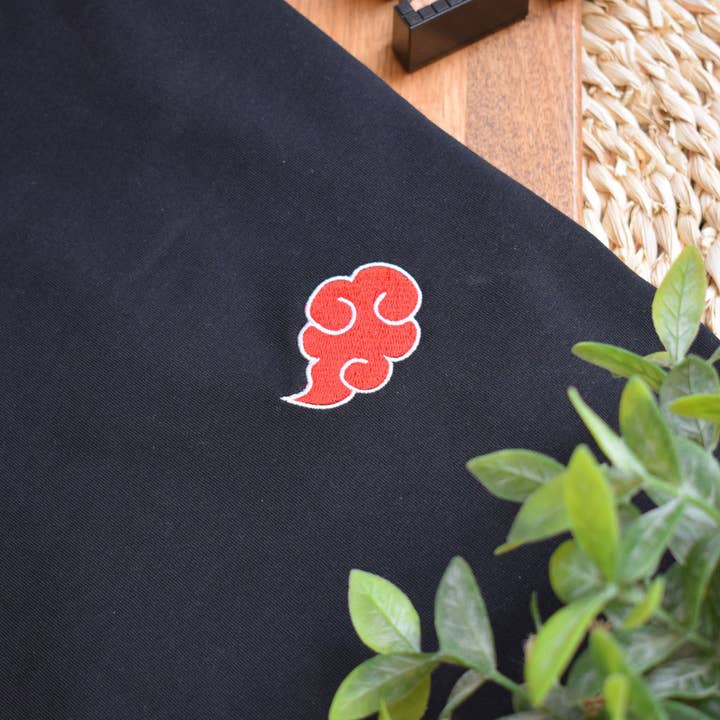 Embroidered T-shirt - Akatsuki for wholesale by Juste un t-shirt