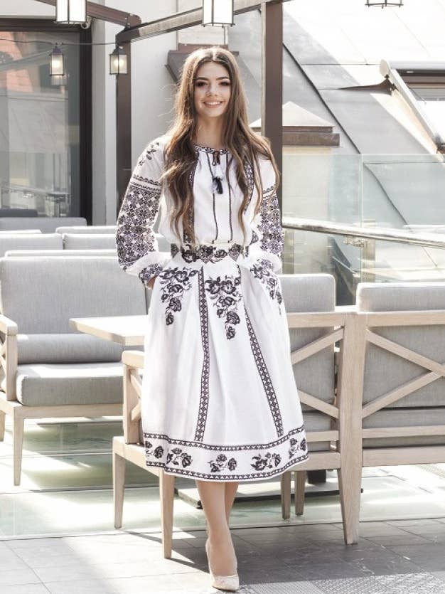 Disfraz bordado blanco unicidad para venta al por mayor de Galychanka