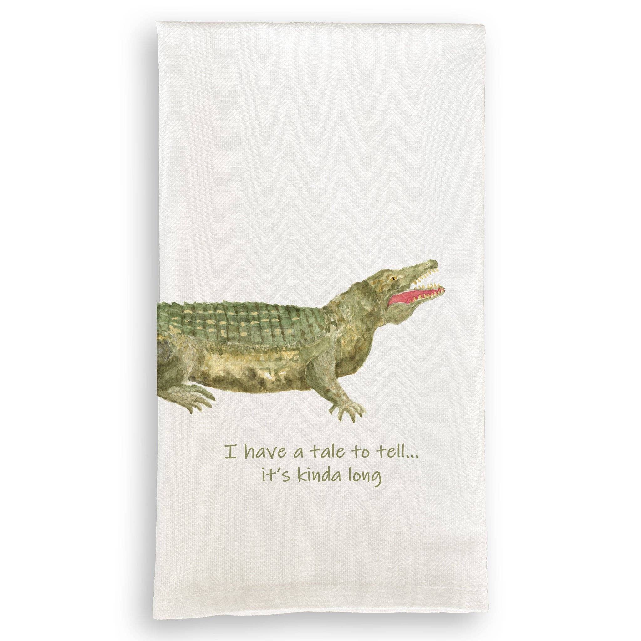 French Graffiti - Wholesale Tea Towel - Tale to Tell Alligator0