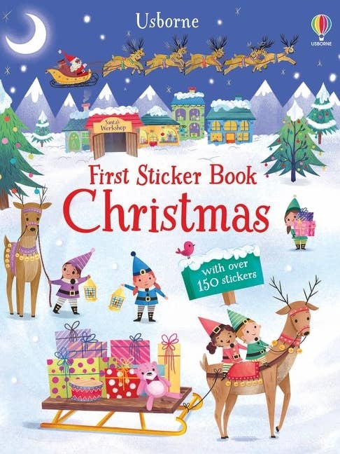 First Sticker Book Christmas : Usborne for wholesale by HarperCollins