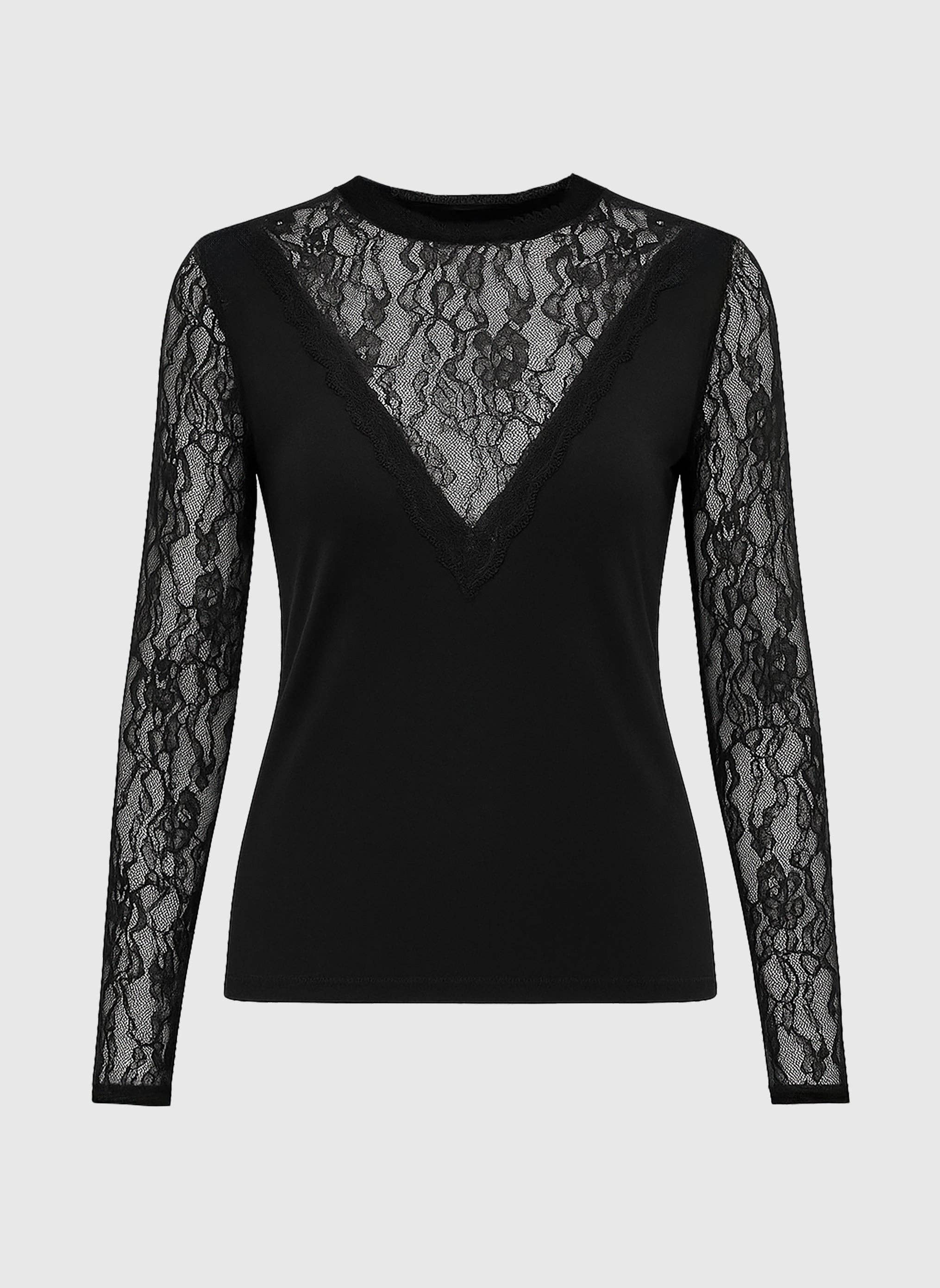 An'ge - Wholesale Blouse - Women's - ADALIDA black T-SHIRT4