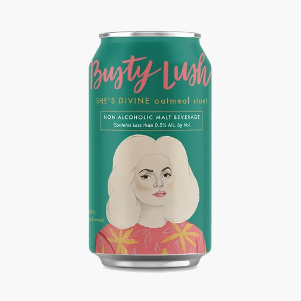 Busty Lush - Wholesale Non-Alcoholic Beer - She's Divine Non-Alcoholic Oatmeal Stout (4pk)2