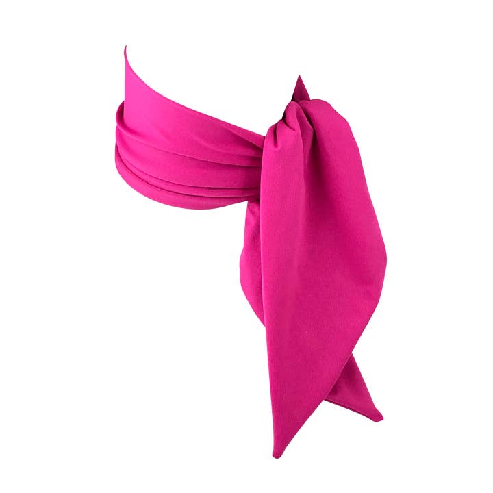 Bufanda de enfriamiento multifunción de color liso - Rosa fuerte para venta al por mayor de Bani Bands Headbands