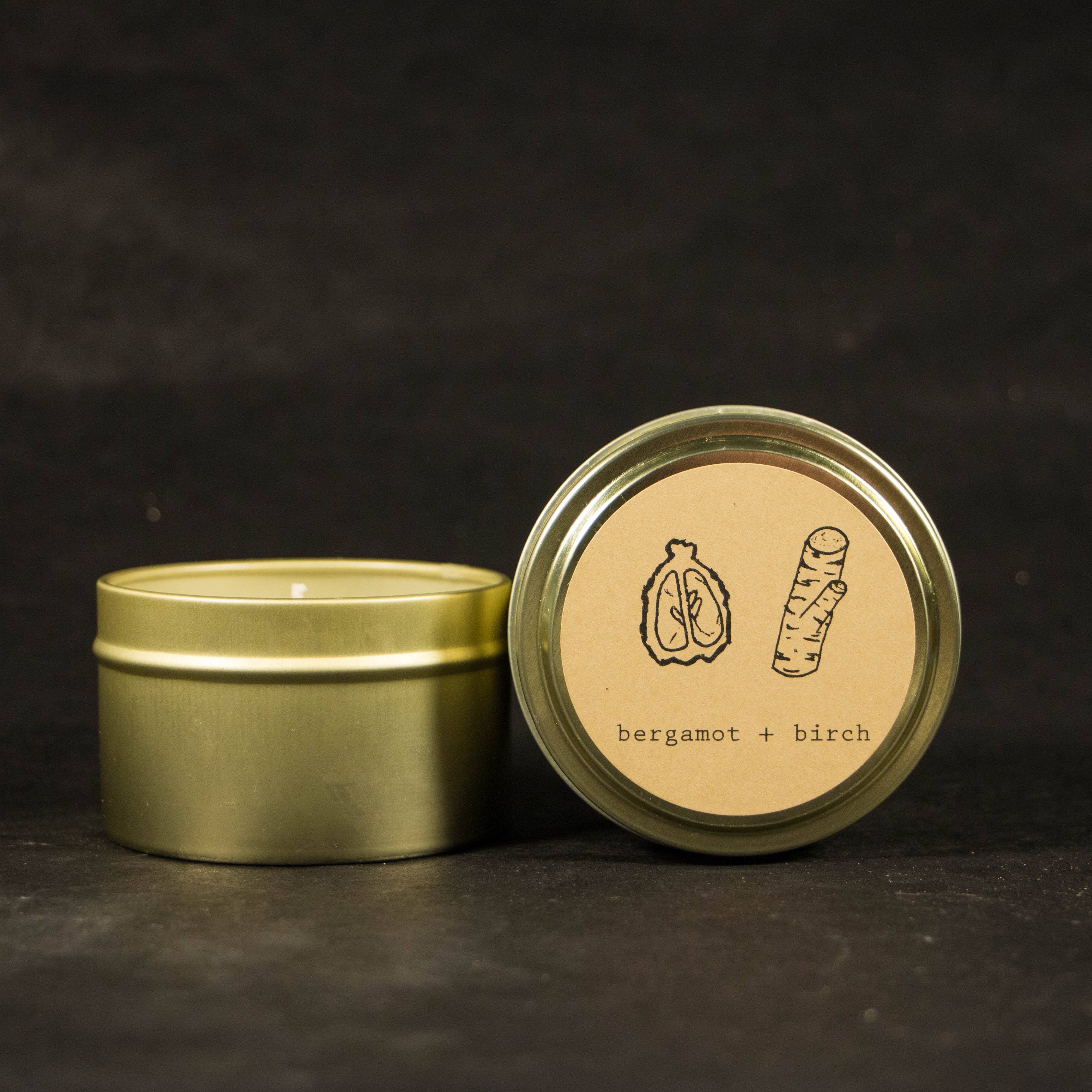 Moonrise Candle Co. - Wholesale Jar/Filled Candle - Bergamot + Birch0