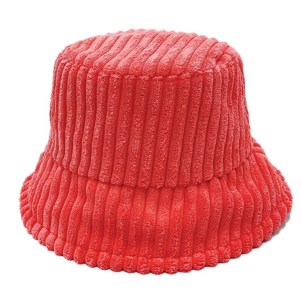 Fashion City – wholesale Bucket Hat - Dam – Solid Corduroy Bucket Hat8