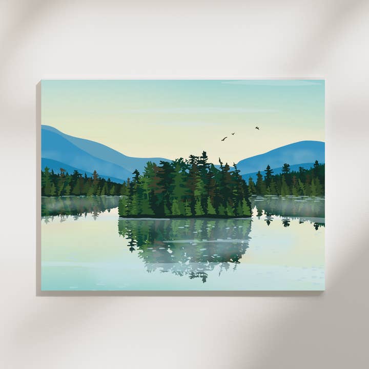 Boreas Design Shop - Wholesale Art Print - Lake George Landscape Print - Adirondacks, New York1