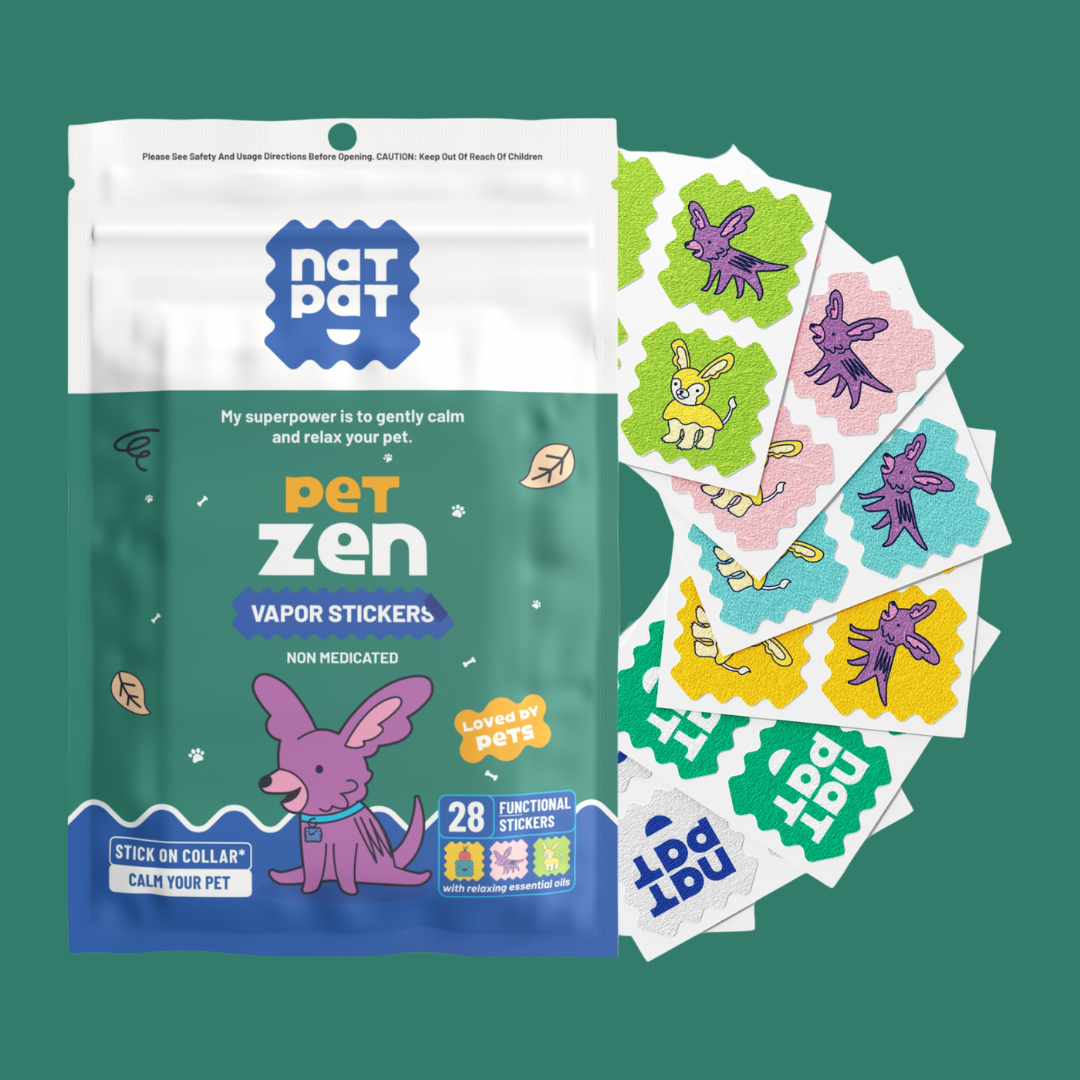 NATPAT - Wholesale Insect Repellent - PetZen Sticker - Natural Calming & Anti-Anxiety Pet Stickers3