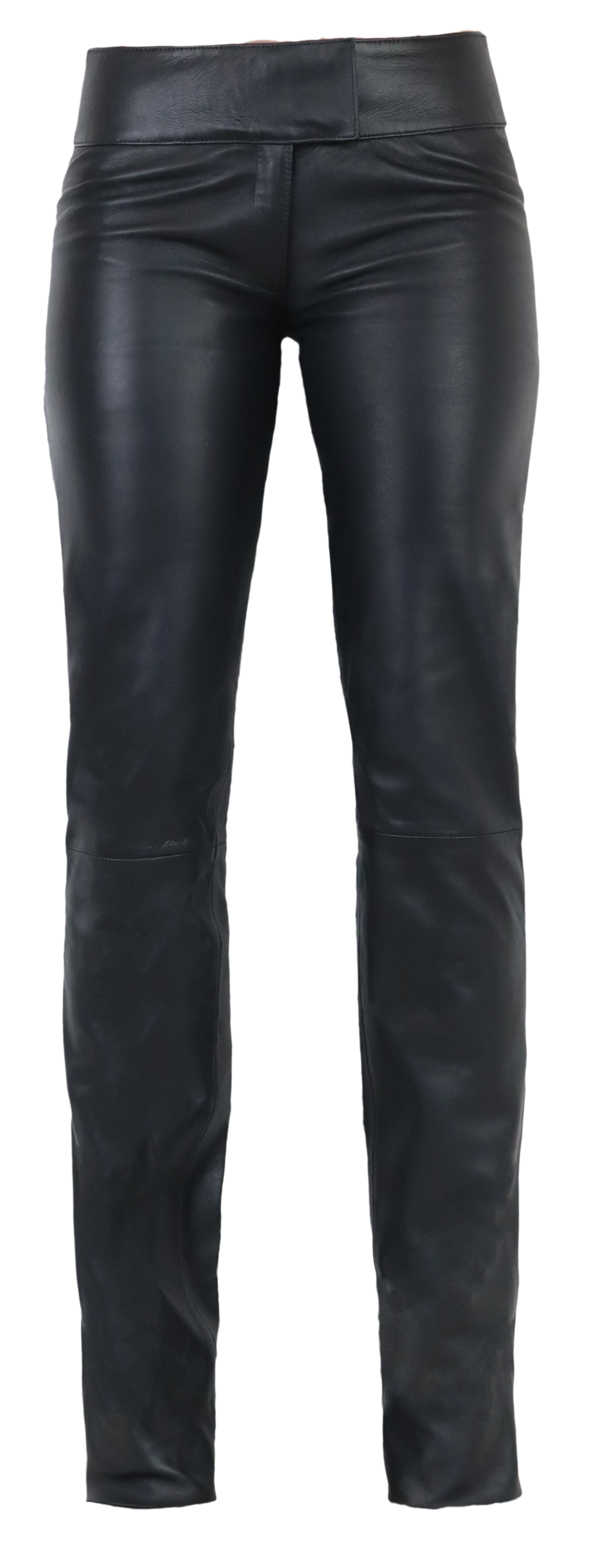 Ricano - Venta al por mayor Pantalones - Mujer - Pantalones de cuero para mujer de corte bajo - piel de cordero premium5