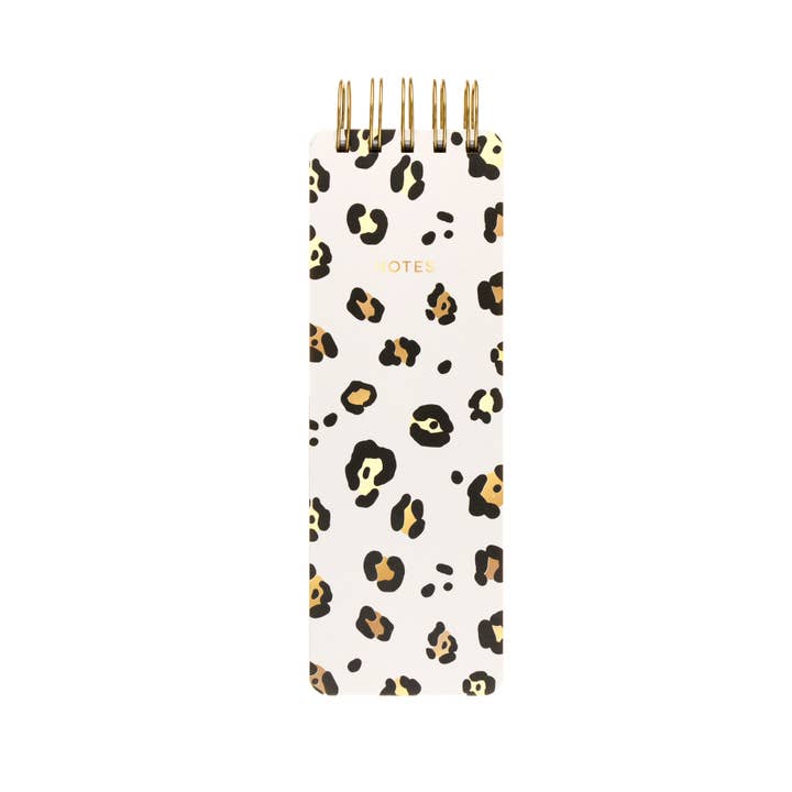 Spiral Memo Pad Black Leopard for wholesale by Eccolo