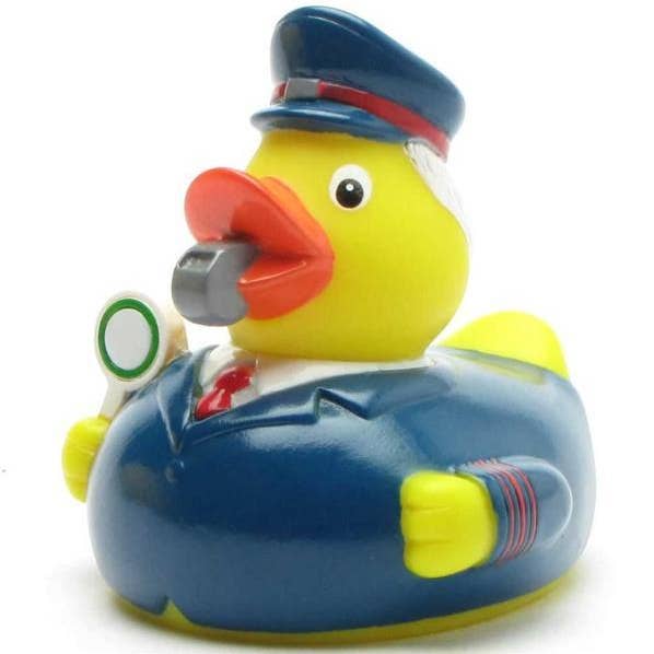 Rubber Duck Station Conductor - Rubber Duck for wholesale by Duckshop