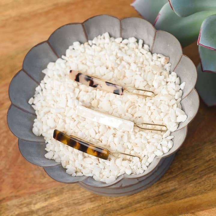 Lauren Lane - Wholesale Barrette - Women's - Piper Short Acrylic Barrette1