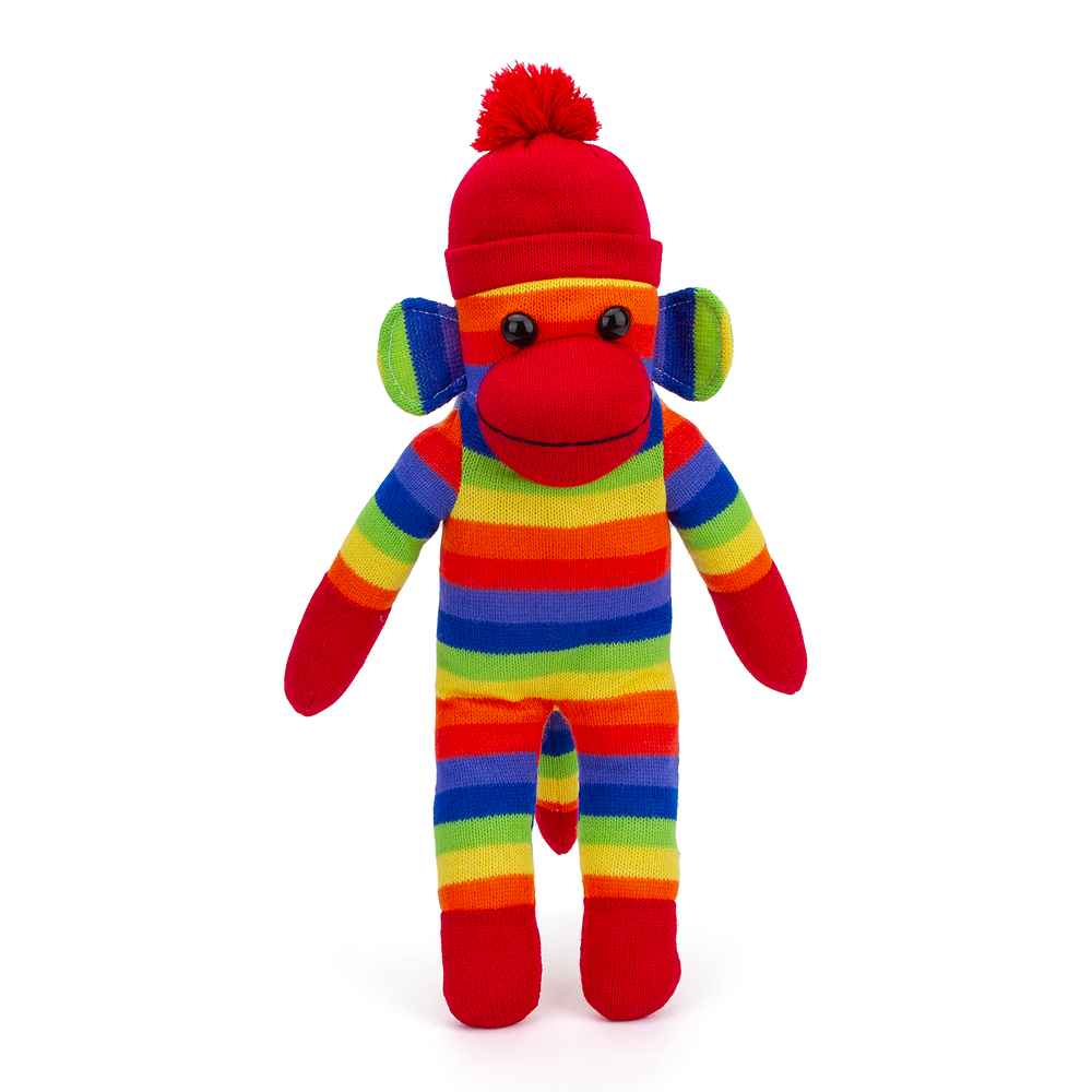 Plushland - Wholesale Stuffed/Plush Toy - Kids & Baby - 16" Floppy Sock Monkey – Original Sock Monkey Stuffed Animal3