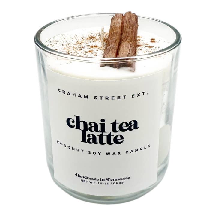 Graham Street Ext. - Venta al por mayor Velas de diseño llamativo - Vela de postre Cinnamon Chai1