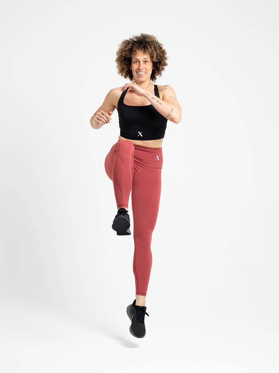 CREXANS - Wholesale Athletic/Lounge Leggings - Women's - Athletic HW Leggings in Fire1