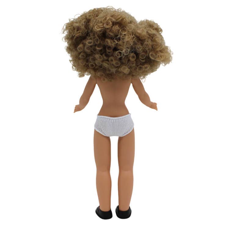 Folk Artesanía Muñecas - Vente Poupée – enfant - Poupée nue Simona Folk Artisanat original cheveux bouclés6