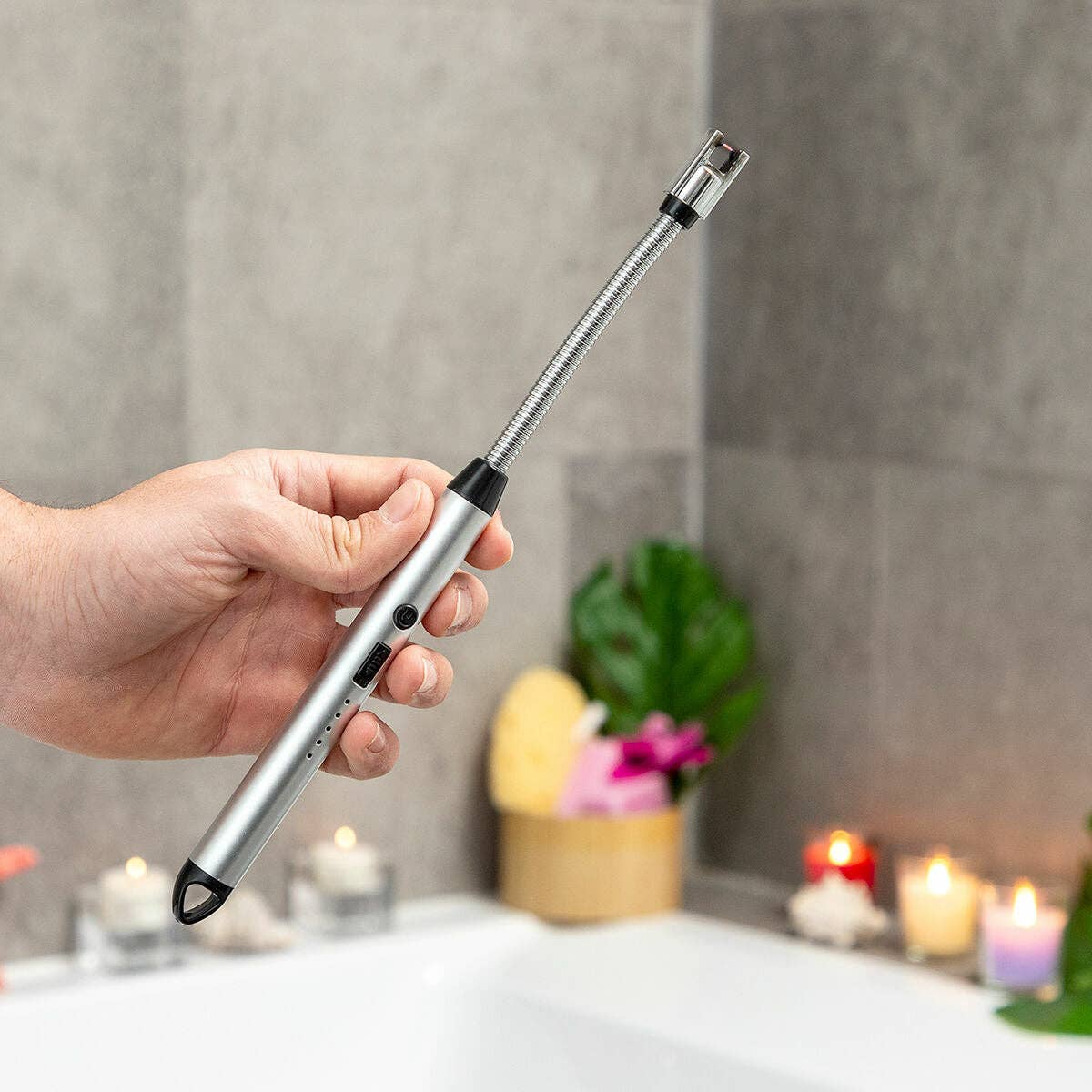 InnovaGoods - Wholesale Aansteker - InnovaGoods Eflecther oplaadbare en flexibele elektrische aansteker7