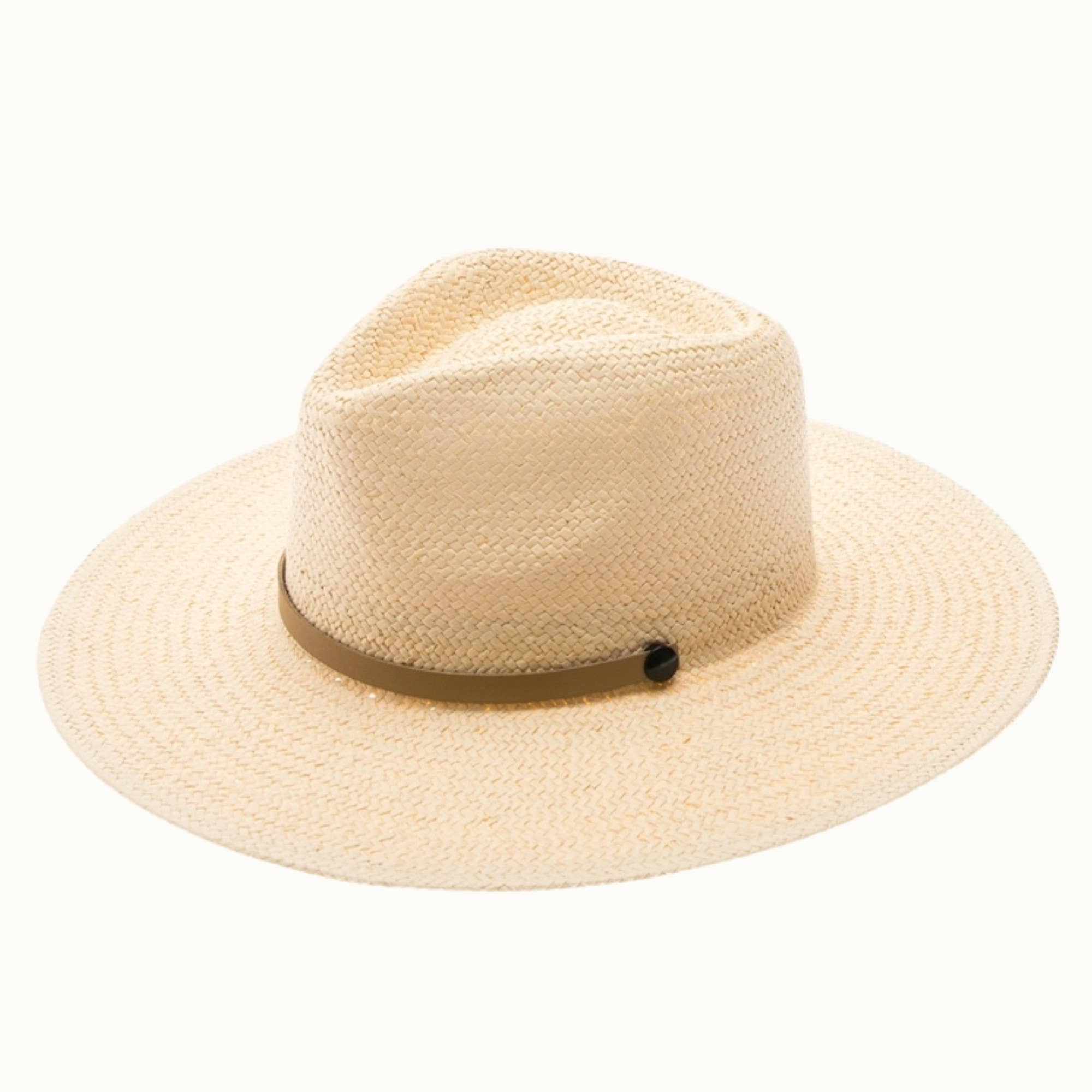 Olive & Pique - Wholesale Straw Hat - Unisex - Handwoven Ivory Toyo Straw Panama, Adjustable2