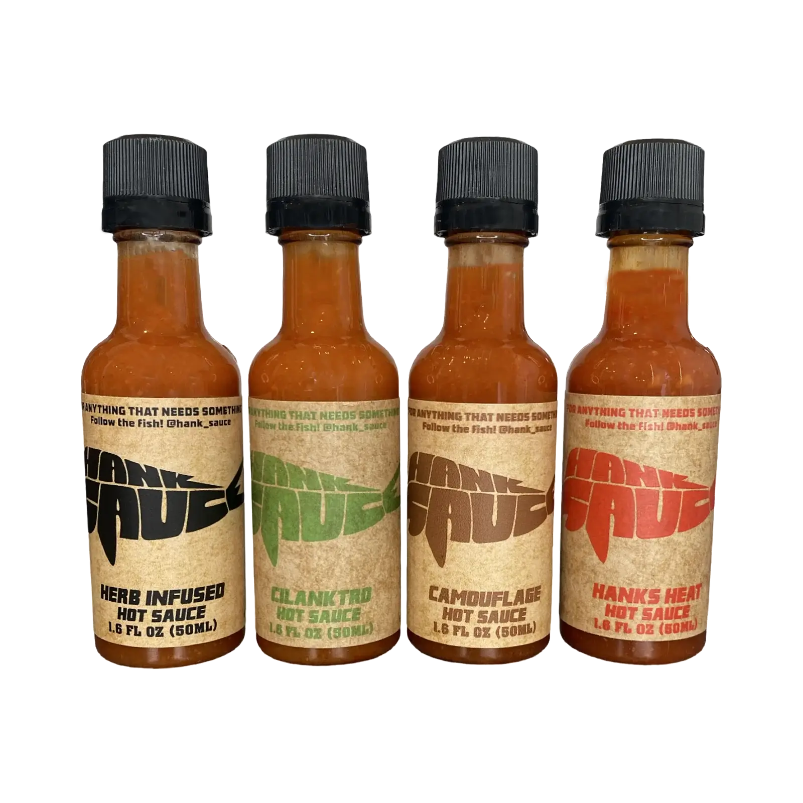 Hank Sauce - Wholesale Hot Sauce - Mini Bottles2