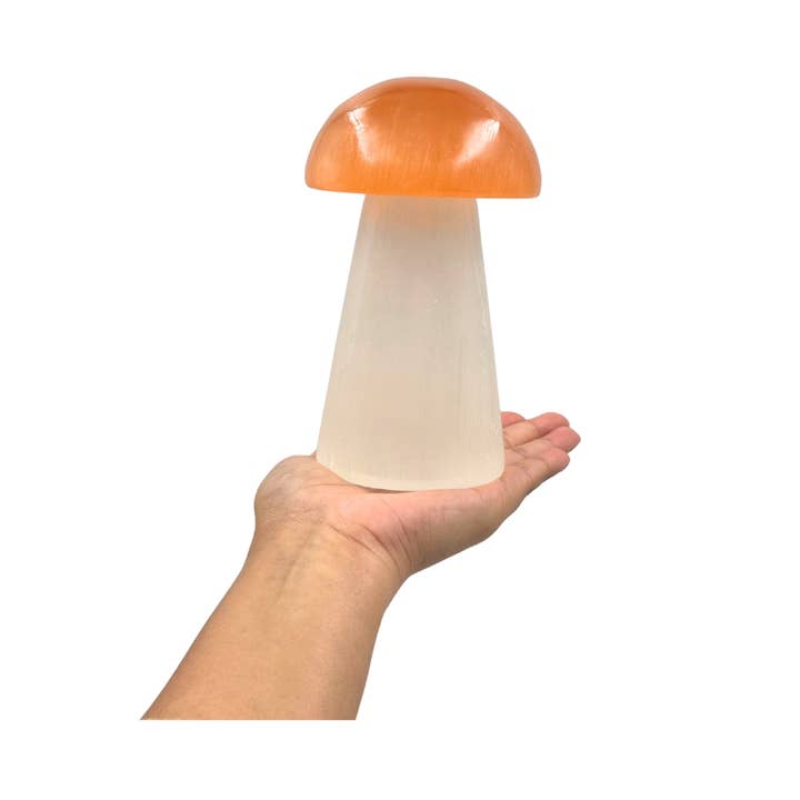 Earths Elements Wholesale - Wholesale Spiritual Stone/Crystal - Selenite - Lamp, Mushroom