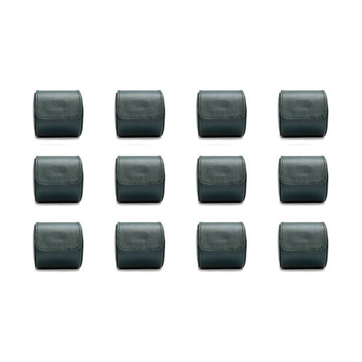 Rotolo di orologio singolo stretto (set da 12) - verde per la vendita all'ingrosso da parte di WOLF EU