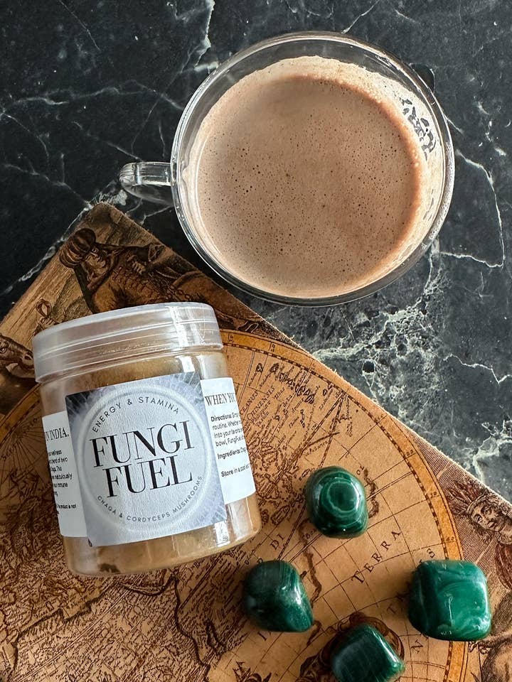 Fungi Fuel | Chaga & Cordyceps Mushroom Stack for Energy for wholesale by Lunar Herbals