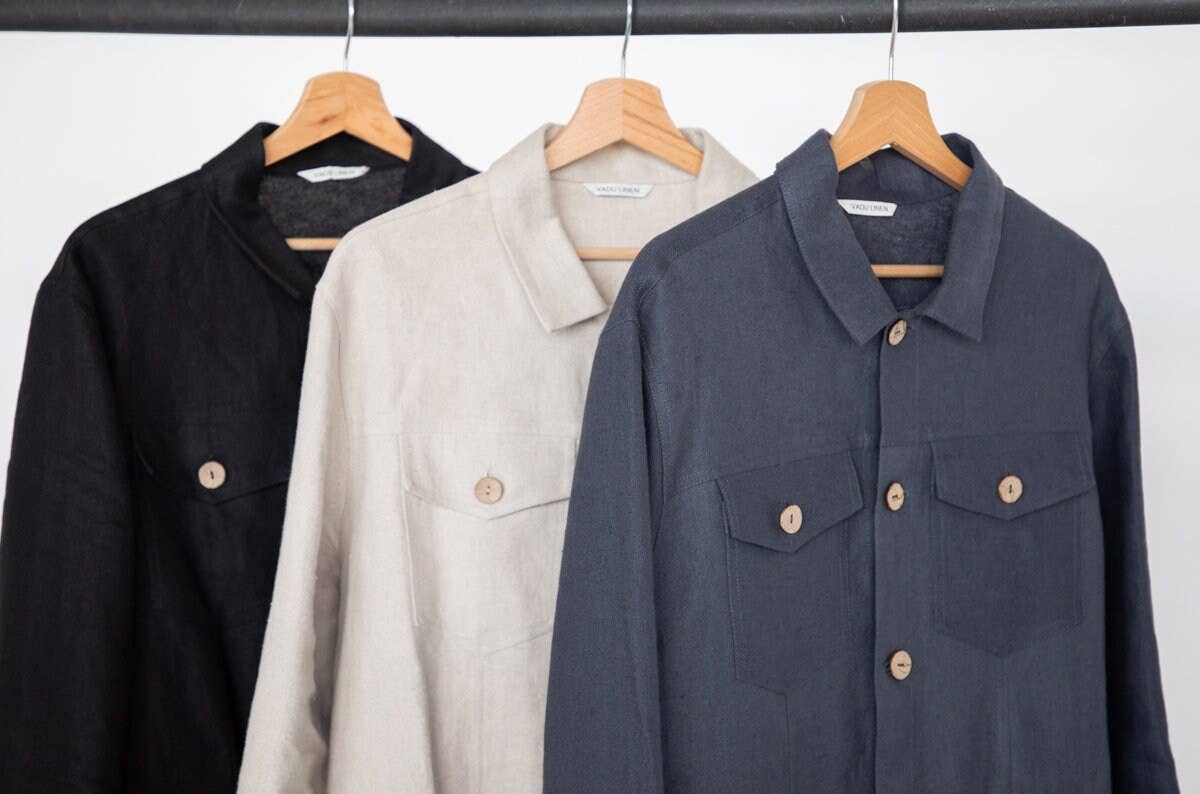 VADU Linen - Wholesale Jacket - Men's - Linen Overshirt6