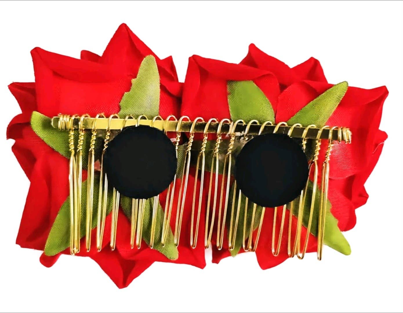 Wild & Free - Vendita all'ingrosso Forcine per capelli - Bella peineta sevillana in stile flamenco con rose1