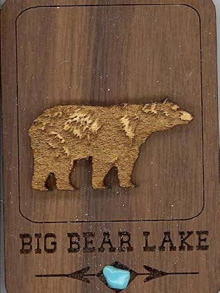 Walking Bear Magnet for wholesale by Woodcutts Inc.