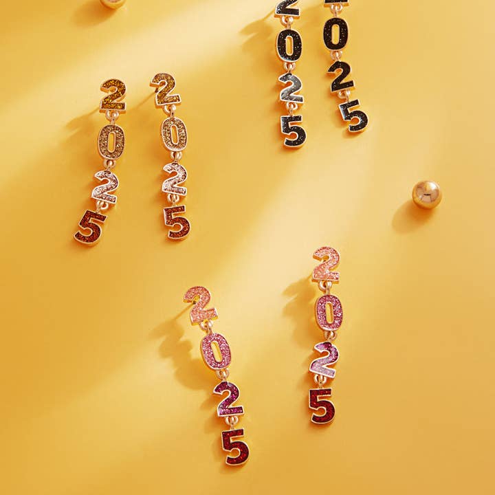 Designature New York - Wholesale Stud/Post Earrings - New Year Gradation Enamel Colored Post Earrings