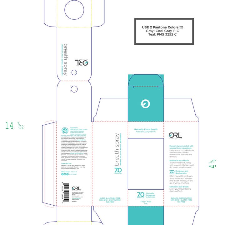 O R L - Organic & Natural Oral Care - Wholesale Mouthwash - ORL Breath Spray (10 ml)5