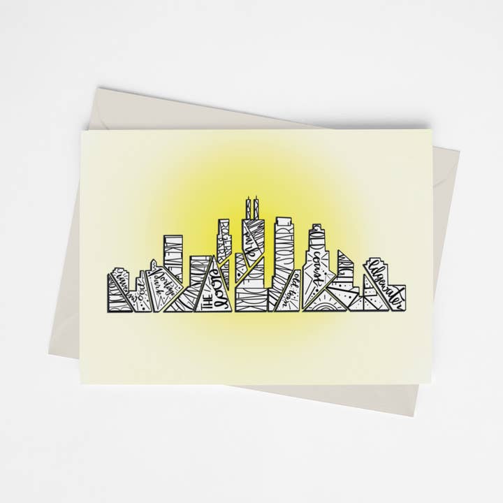 Chicago Neighborhoods per la vendita all'ingrosso da parte di Black Cat Bazaar