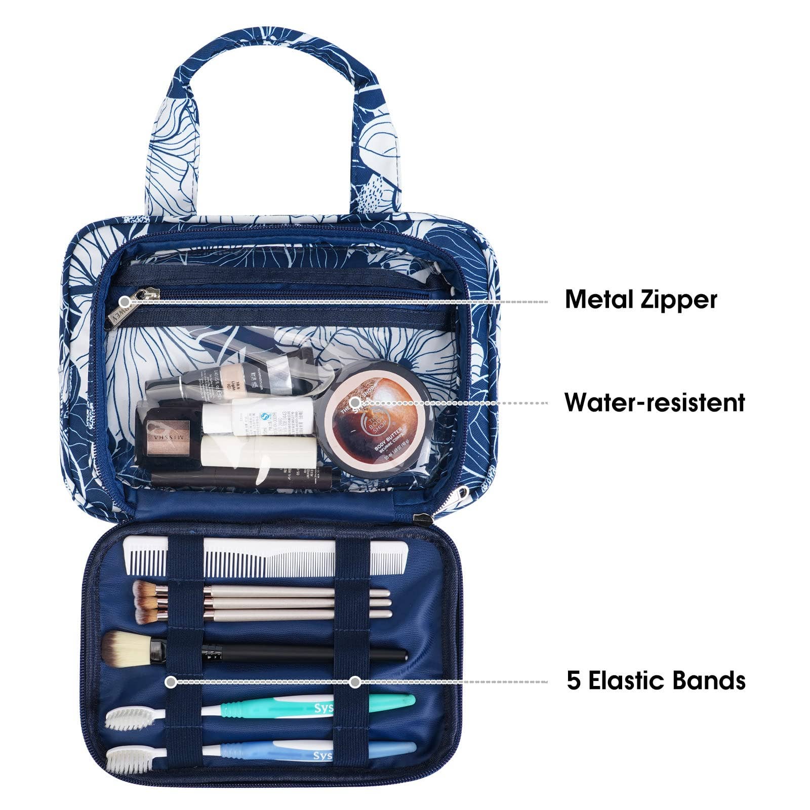 wandf – bolsa de maquilhagem e cosméticos por atacado – Necessaire grande para maquiagem e organizador de cosméticos para viagem52