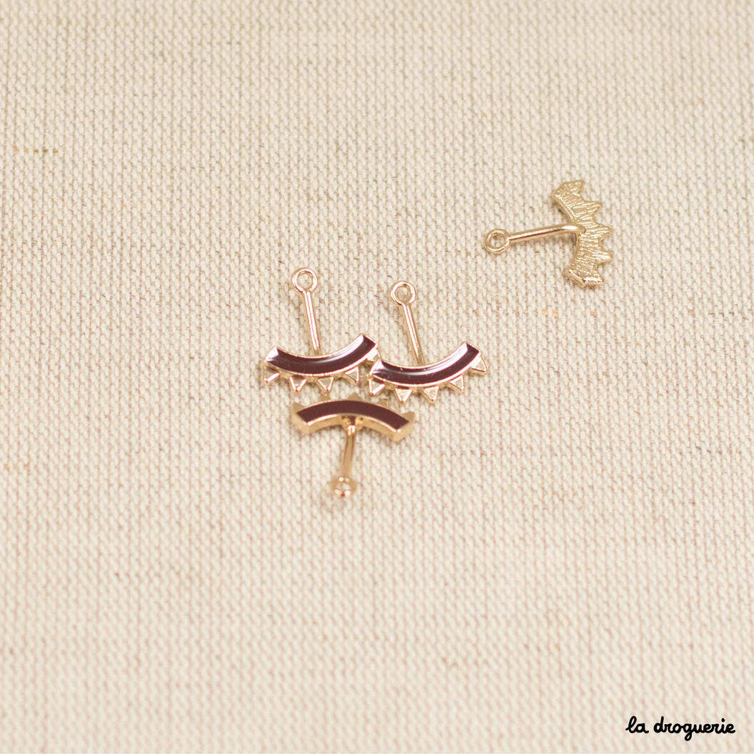 LA DROGUERIE – Großhandel Perlen – Kleines emailliertes Wappen 17 x 15 mm5