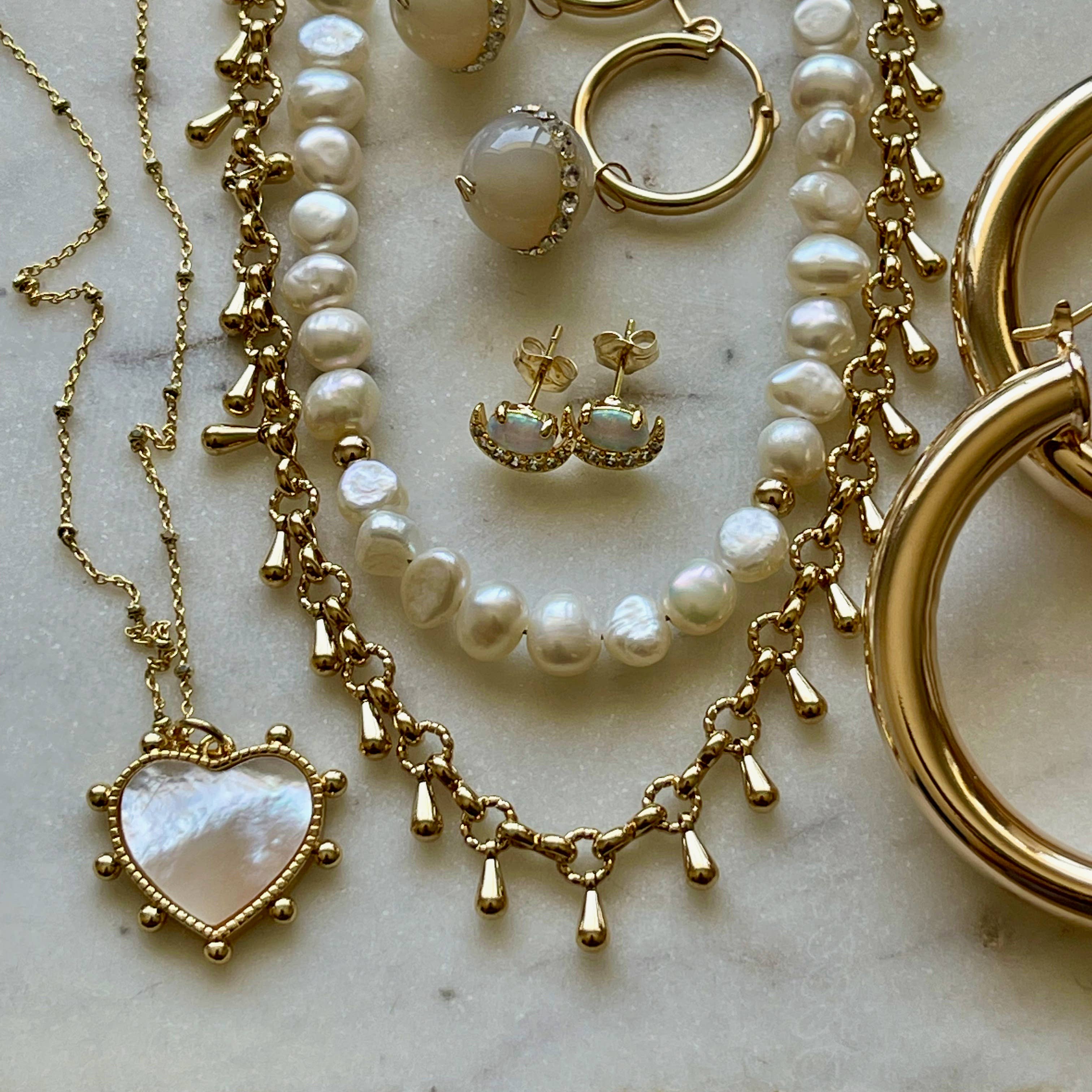 Jessica Matrasko Jewelry - Wholesale Beaded/Pearl Necklace - Freyja Freshwater Pearl Necklace1