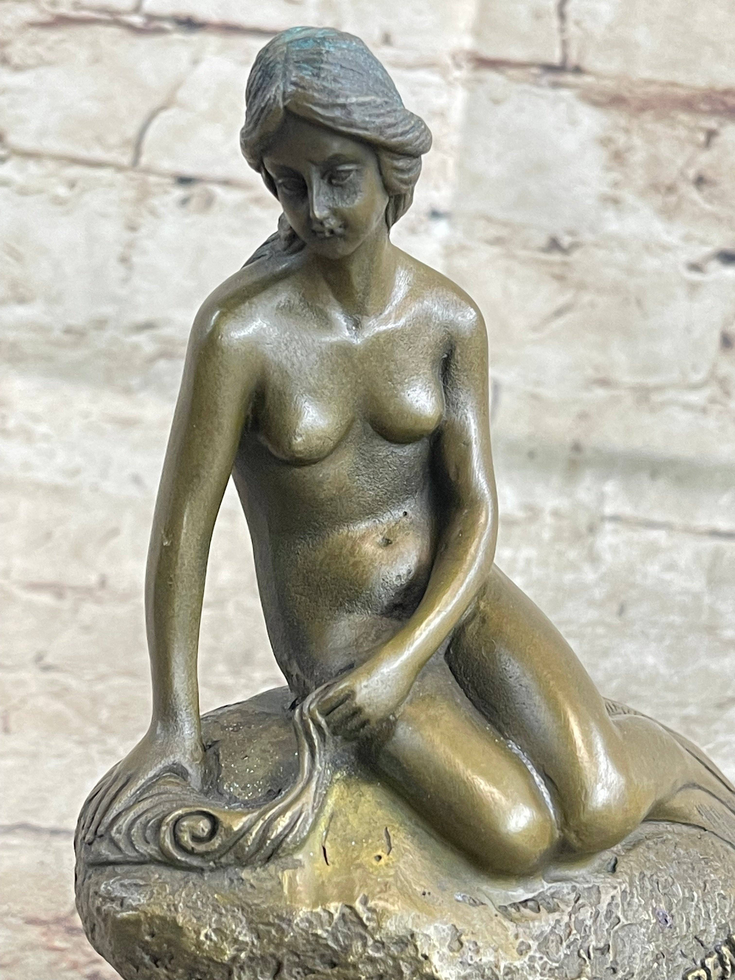 Bronzhaus - Wholesale Sculpture - The Little Mermaid by Edvard Eriksen Bronze Replica Sculpture Copenhagen7