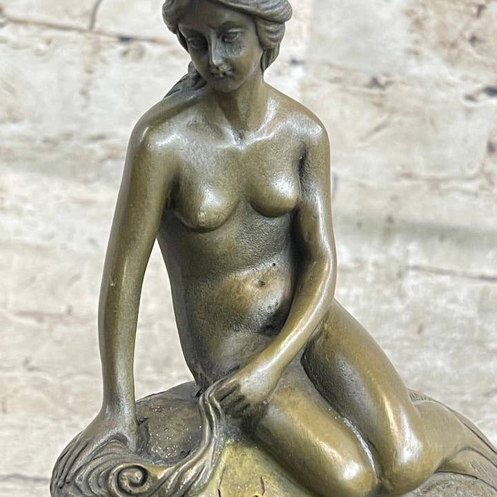 Bronzhaus - Wholesale Sculpture - The Little Mermaid by Edvard Eriksen Bronze Replica Sculpture Copenhagen7