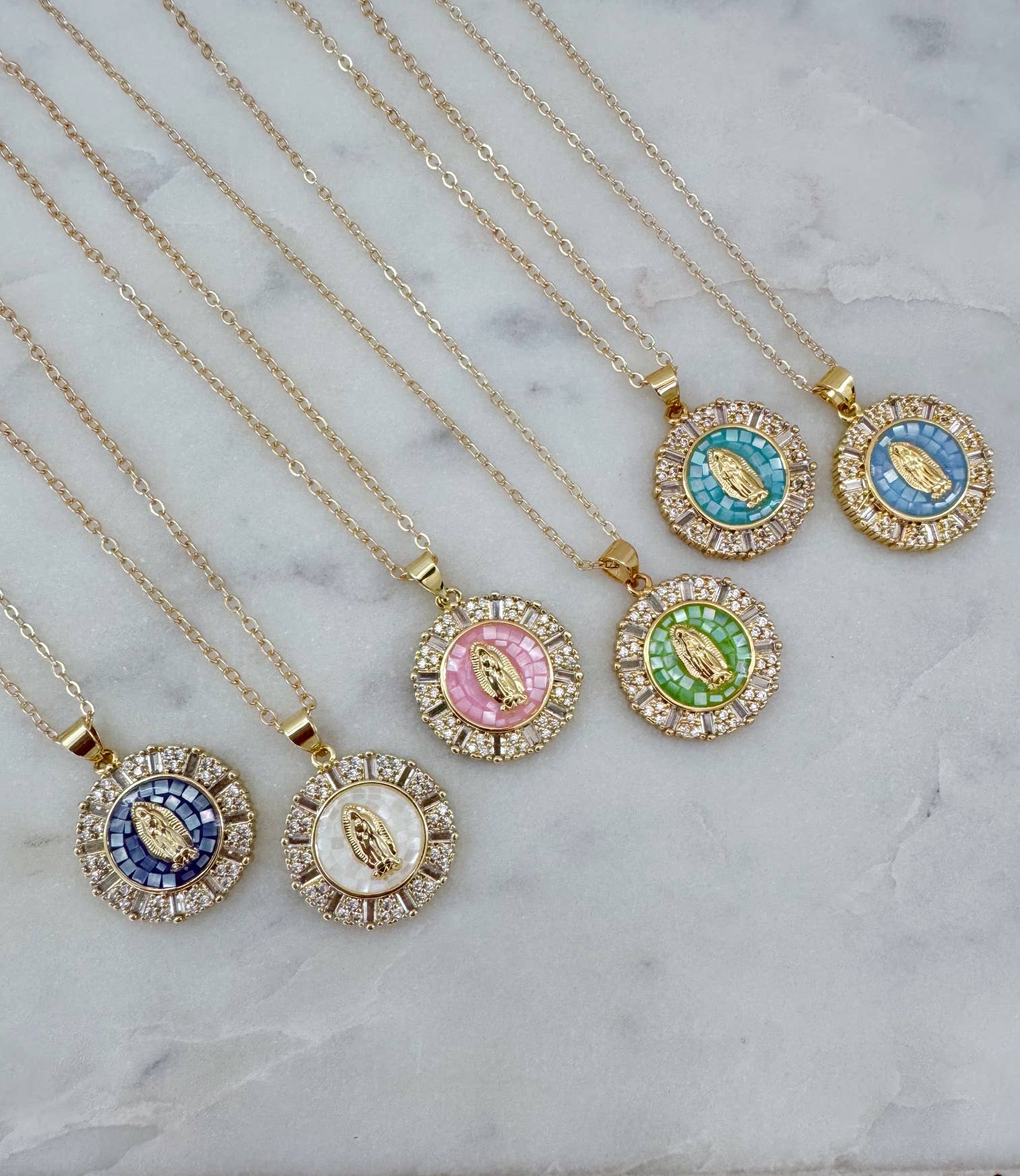 Laalee Jewelry - Wholesale Pendant/Charm Necklace - Virgin Mary Necklace, Religious Jewelry, Religious Necklace2