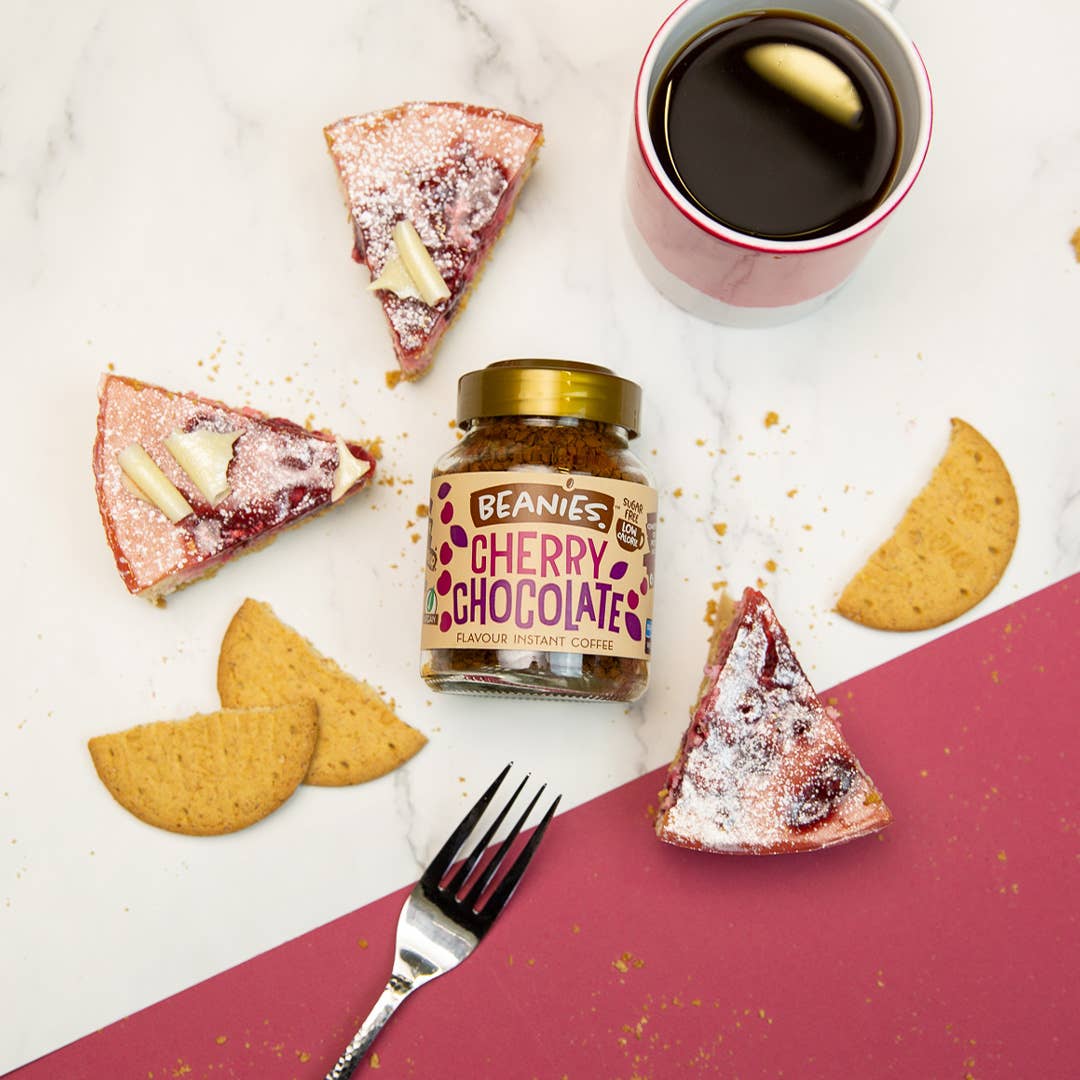 Beanies The Flavour Co. Ltd – wholesale Instant coffee/espresso – Beanies 50g Cherry Chocolate Instant Flavoured Coffee